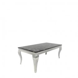 Lewis Coffee Table - Silver Legs