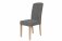 The Chair Collection Button Back Upholstered Chair - Dark Grey (Pair)