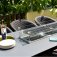Maze - Outdoor Ambition 8 Seat Rectangle Dining Set With Fire Pit - Charcoal
