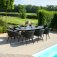 Maze - Outdoor Ambition 8 Seat Oval Dining Set - Charcoal