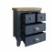 Haxby Oak Painted Bedroom Extra Large Bedside Cabinet