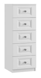 Lazio 5 Drawer Narrow Chest