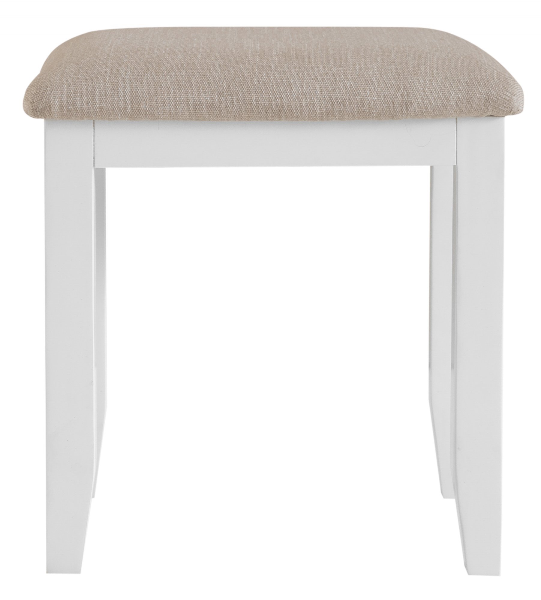 Kettering White Bedroom Stool | The Clearance Zone