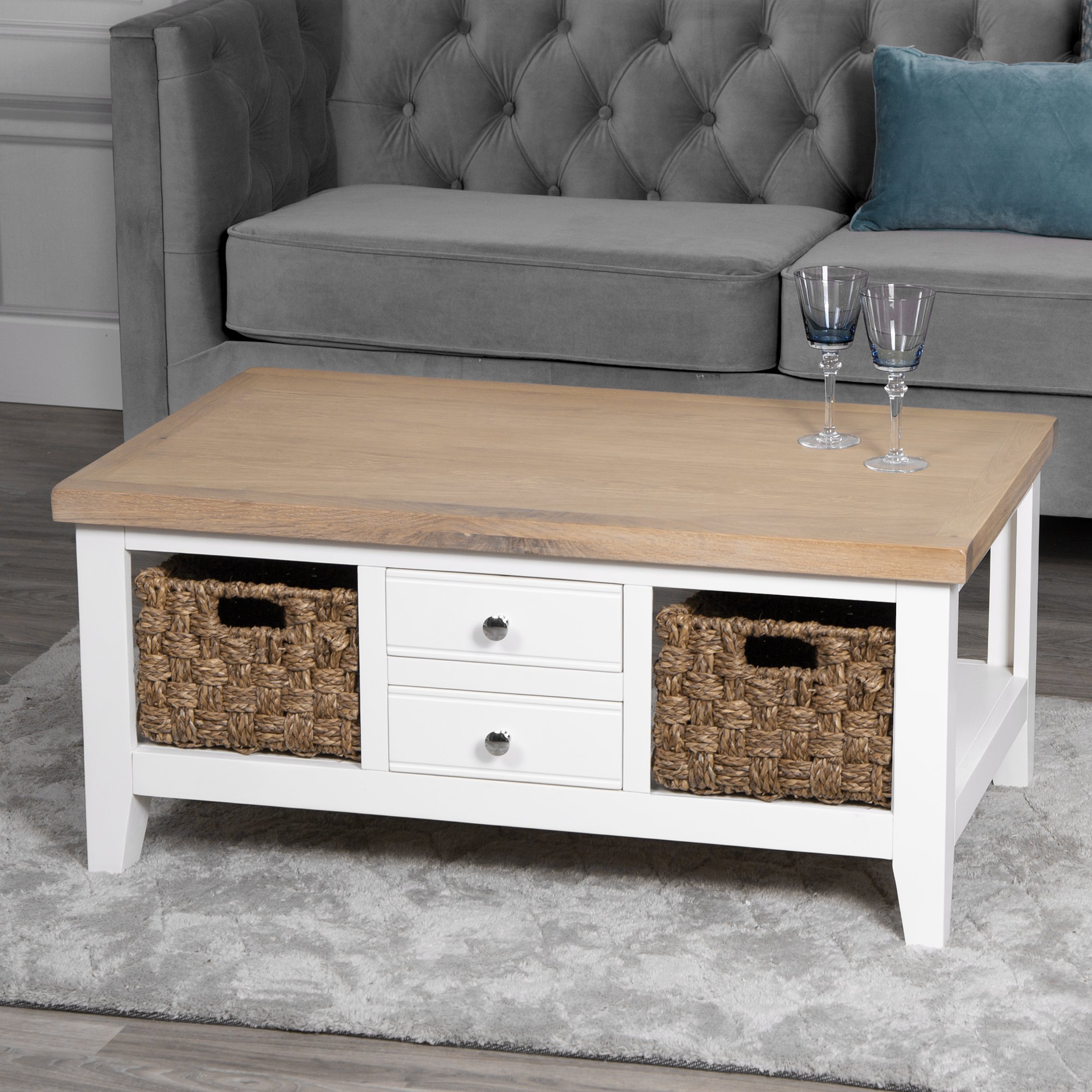 Eton Coffee Table - White | The Clearance Zone