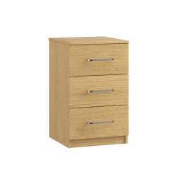 Ravenna 3 Drawer Bedside Cabinet