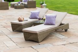 Ensemble de transats Winchester Maze Rattan