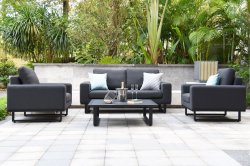 Maze - Outdoor Ethos 2 Seat Sofa Set- Charcoal