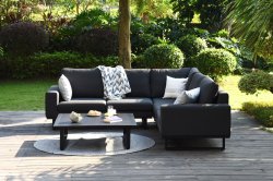 Maze - Outdoor Ethos Corner Sofa Group - Charcoal