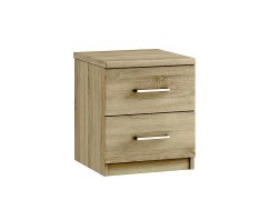 Modena 2 Drawer Bedside Cabinet