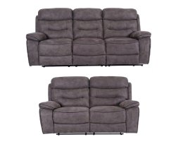 HP Collection - Noah Reclining 3+2 Sofa Set - Grey