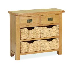 Salcombe Small Sideboard with Baskets