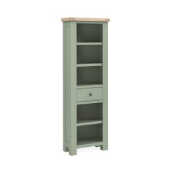 Sandwell Slim Bookcase - Sage