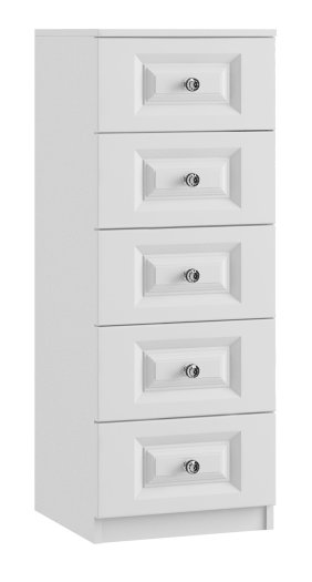 Lazio 5 Drawer Narrow Chest