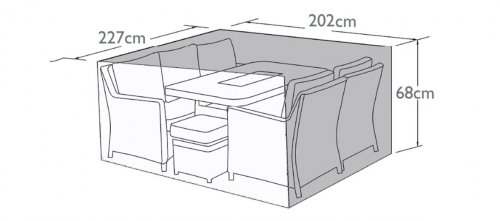 Outdoor Cover for Large 3 Seat Sofa Set