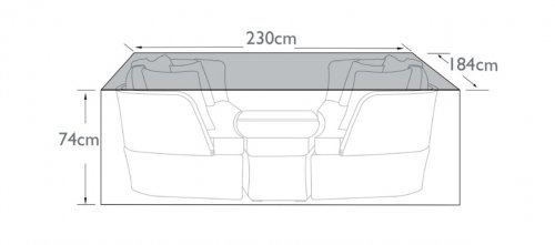 Outdoor Cover for Cheltenham/Cotswold Daybed