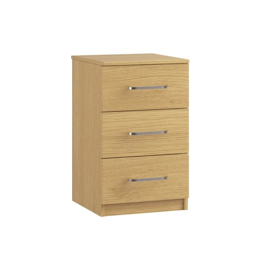 Ravenna 3 Drawer Bedside Cabinet