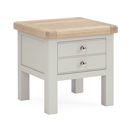 Sandwell Lamp Table - Stone Grey