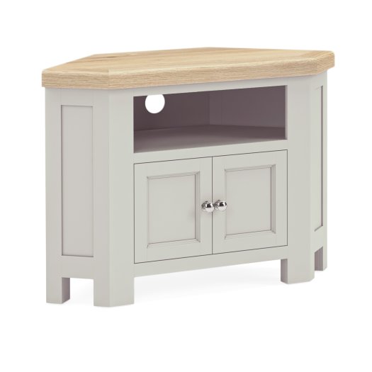 Sandwell Corner TV Unit - Stone Grey