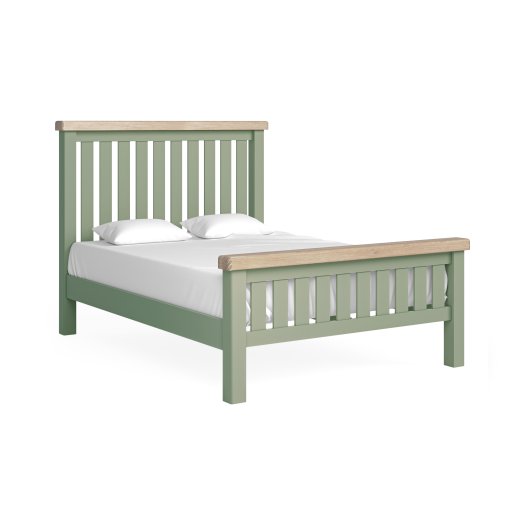 Sandwell 4ft6 Slatted Bed - Sage