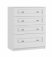 Lazio 4 Drawer Chest with One Deep Drawer