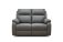 Renley Power Reclining 2 Seater - Genuine Leather - Grey