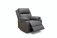 Renley Power Reclining Armchair - Genuine Leather - Grey