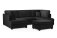 Camden U Shape Sofa with Additional Footstool - Plush Velvet