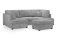 Camden U Shape Sofa with Additional Footstool - Boucle