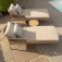 Porto Double Sunlounger Set - Sandstone