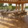 Porto 8 Seat Rectangular Dining Set - Sandstone