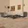 Ibiza Small Corner Sofa Set With Square Coffee Table / Oatmeal