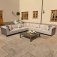 Ibiza Large Corner Sofa Set With Square Coffee Table / Oatmeal