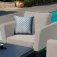 Pulse 3 Seat Sofa Set with Rising Table - Oatmeal