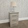 Modena 3 Drawer Bedside Cabinet