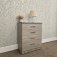 Modena 4 Drawer Chest with One Deep Drawer