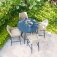 Maze - Outdoor Regal 4 Seat Round Bar Set - Oatmeal