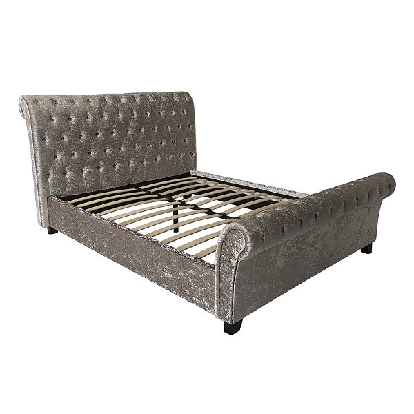 Celine Double Bed Frame - Taupe 